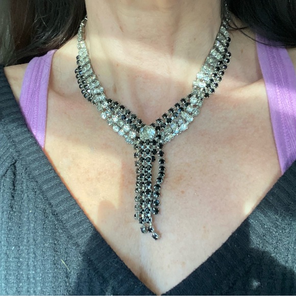 Vintages crystal necklace - Picture 4 of 13